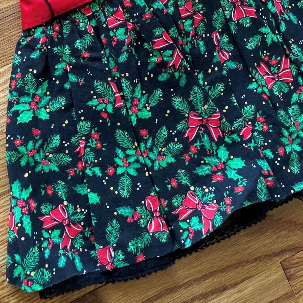 VINTAGE 90s Disney/Minnie Mouse Short Sleeve Christmas Dress Size 4T - Picture 5 of 10